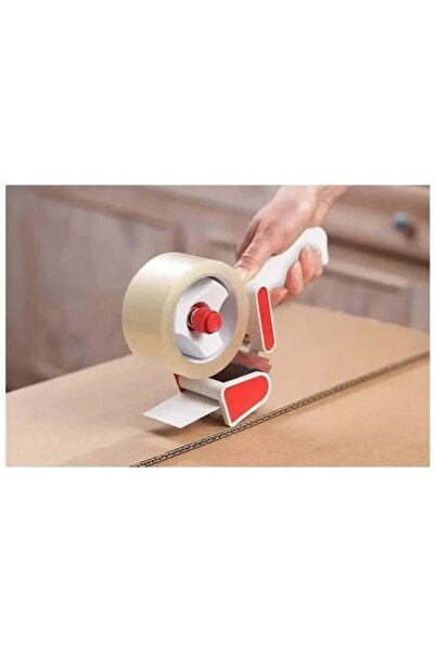 Eagle Dispenser Manual pentru Band Adeziv 50mm/120 Metri, Plastic, Alb/Rou