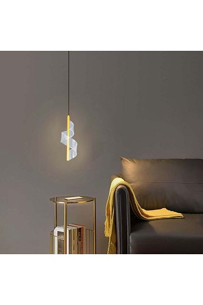 Ucandle Shaboh brown multi-shaped pendant light