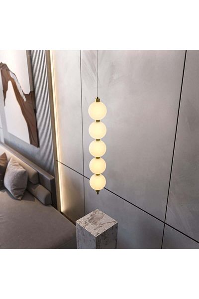 Ucandle Modern LED pendant light with 5 balls