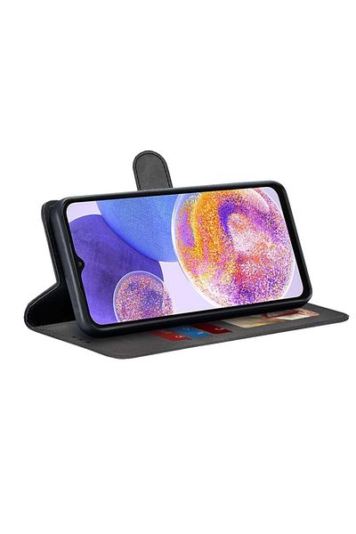 SKYDDAR INNOVATION Case for Samsung Galaxy A23 / Galaxy A23 5G, Diary Book, book type, Inner Wallet, Black, sticker set
