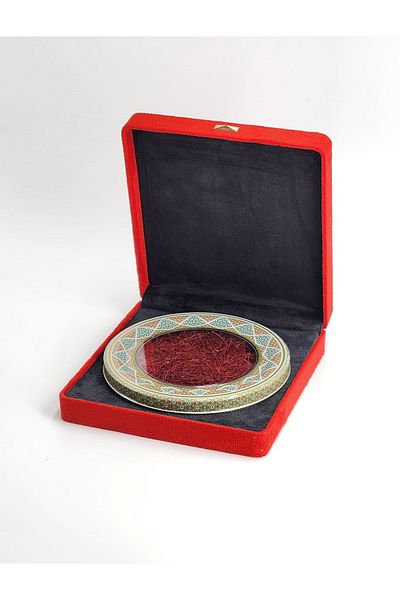 salman saffron Super Negin Safron 20 gm in Velvet Gift Box - Box Size 205x190x47 mm