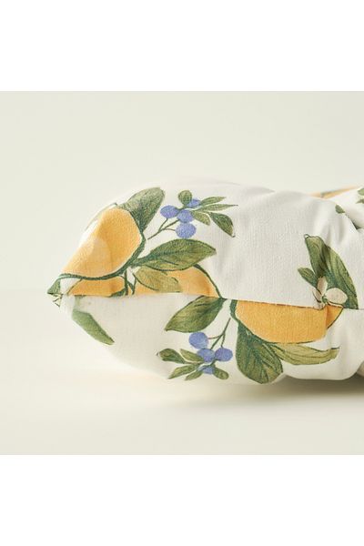 Bella Maison Lemoncello Yellow Printed Chair Cushion Yellow (40X40 cm)