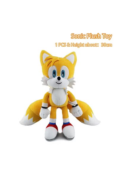 Choice suoni maorong 02 30CM High quality Sonic Plush Toy The Hedgehog Sonic Knuckles Tails Cute Cartoon So