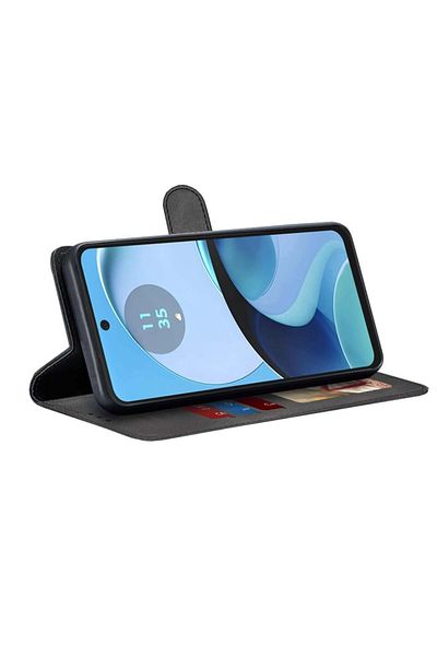 SKYDDAR INNOVATION Case for Motorola Moto G14, Diary Book, book type, with Inner Wallet, Black, sticker set