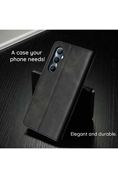 SKYDDAR INNOVATION Θήκη για iPhone XS Max, Ημερολόγιο, τύπος βιβλίου, με εσωτερικό πορτοφόλι, μαύρη, σετ αυτοκόλλητων