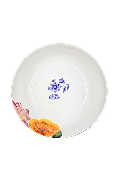 Pip Studio Bol din porțelan, Pip Studio, multicolor, 20 cm, colecția Royal Multi