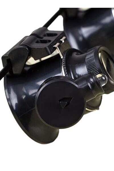 HALAMODO 20X Glasses Type Magnifier Watch Repair Tool With Two LED Lights