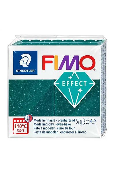 Bafimo FIMO Effect Modeling Clay 57g Galaxy Green