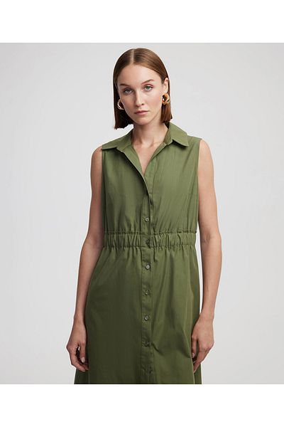 İpekyol Poplin Shirt Dress with Drawstring Waist
