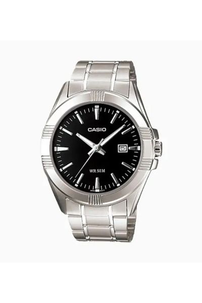 Casio ساعة كاسيو للرجال بمينا أسود تناظرية - MTP-1308D-1A