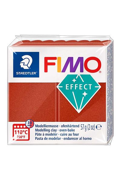 Bafimo FIMO Effect Modeling Clay 57g Dark Copper Brown Metallic