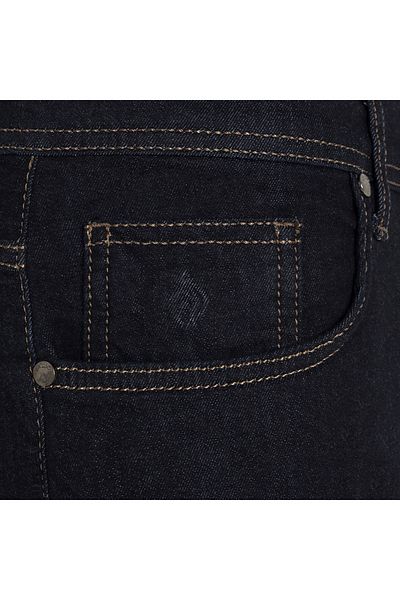 Gallus 5 Pocket Navy Blue Stretch Regular Fit Slim Raw Denim Trousers