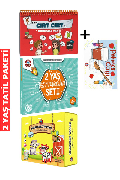 Çocuk Akademi 2 Yaşa Özel Tatil Etkinlik Paketi