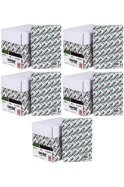 Copier bond (VE-GE) A4 80gr/m2 Fotokopi Kağıdı 12500 Adet (25PK*500)
