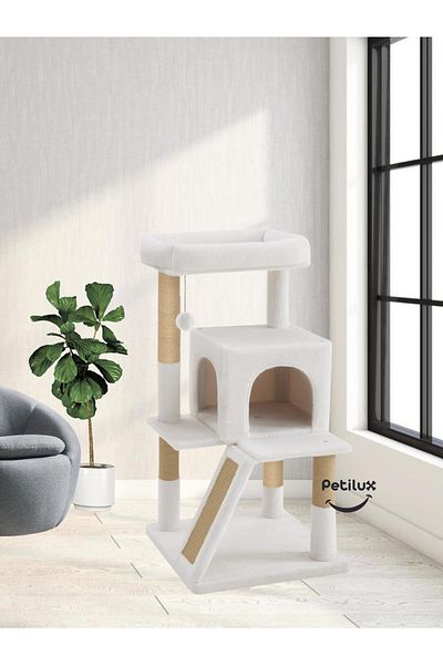 Petilux Decorative Cat Scratching House with Terrace