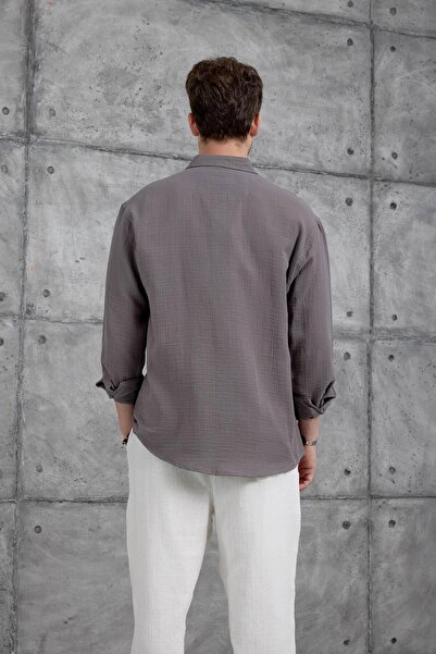 NOMARC Smoked Nmrc Muslin Oversize Shirt