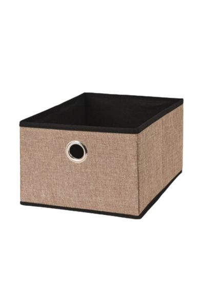 Gift Design Storage box, open, brown, 32x25x8 cm, Storage Solutions
