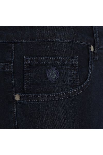Gallus 5 Pocket Navy Blue Flexible Regular Fit Slim Denim Trousers