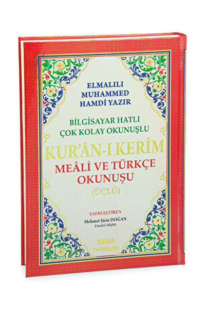 ihvan online Üçlü Mealli Arapça Türkçe Okunuşlu Kuranı Kerim Rahle Boy