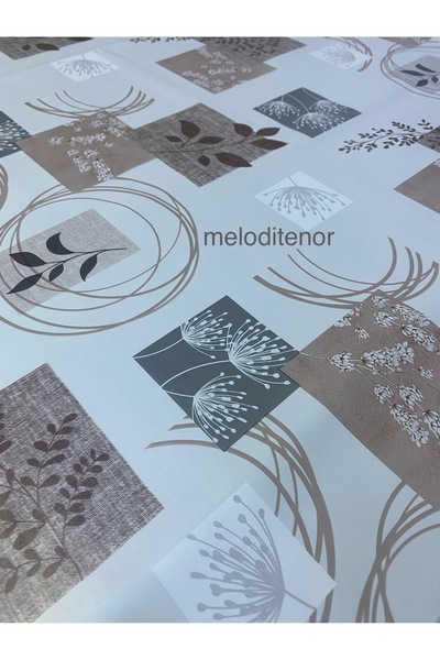 SALMAN غطاء طاولة من القماش المشمع الحديث المقاوم للانزلاق مبطن بألياف سميكة ...