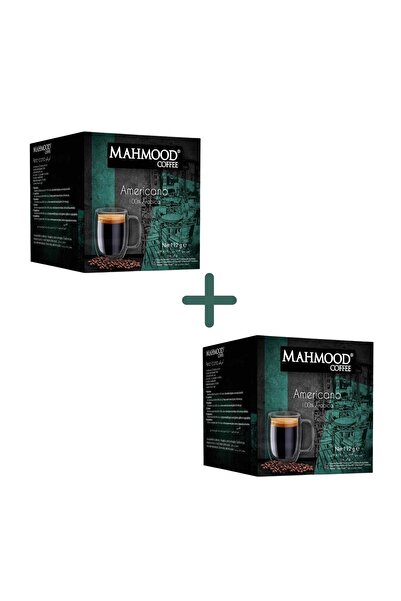 Mahmood Coffee محمود دولتشي غوستو أمريكانو كبسولات القهوة 16 قطعة × مجموعة من 2