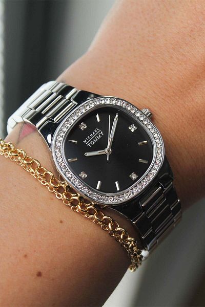 MICHAEL TOMMY Mt325005Lbbsy23 Women's Wrist Watch with Steel Cord