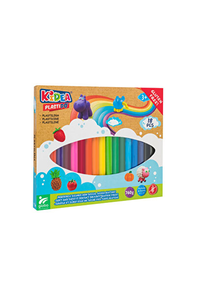 GLOBO Set plastilina pentru copii, culori asortate multicolore, din ingredien...