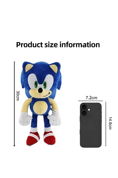 Choice suoni maorong 01 30CM High quality Sonic Plush Toy The Hedgehog Sonic Knuckles Tails Cute Cartoon So