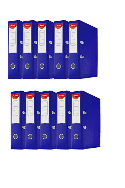 Genel Markalar Klasör Plastik Çıtalı Geniş Mavi 10’lu