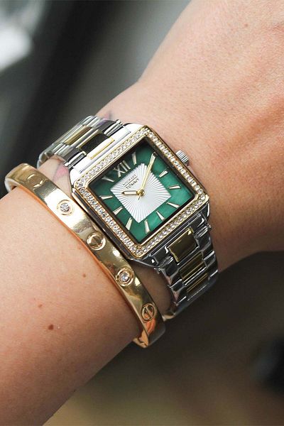 MICHAEL TOMMY Mt325003Lcsbyy33 Women Wrist Watch with Steel Band
