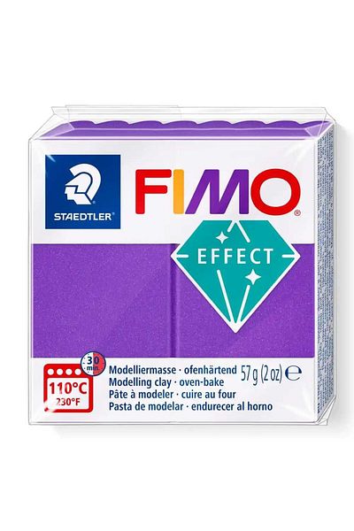 Bafimo Pastă de modelat FIMO Effect 57g Liliac Violet Metalizat