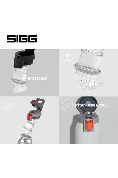 SIGG ترمس حراري ساخن وبارد أبيض - 500 مل