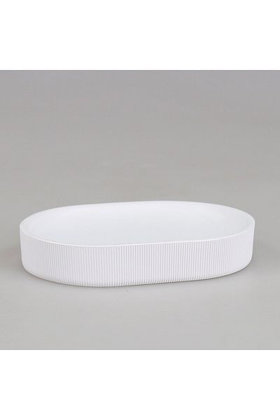 Selim Rising Solid Soap Dispenser White