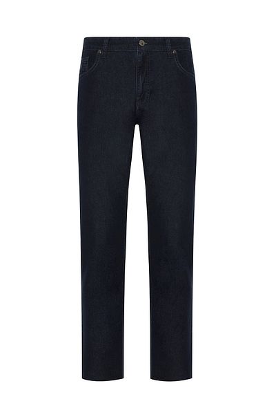 Gallus 5 Pocket Navy Blue Flexible Regular Fit Slim Denim Trousers