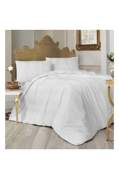 Altınbaşak Hotel type bed linen, 100% cotton ranforce, Altinbasak Nobby White