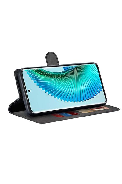 SKYDDAR INNOVATION Case for Honor Magic6 Lite, Diary Book, book type, with Inner Wallet, Black, sticker set