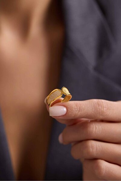 Sembol Gold Sürmene Altın Hasır Yüzük