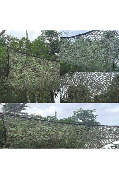 OEM Panza de Umbrire CAMOUFLAGE Verde 3x2m