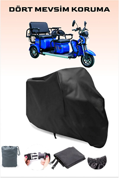 Breen Siyah Arora Xlt 48 Derya Üç Tekerlekli Elektrikli Motor Brandası