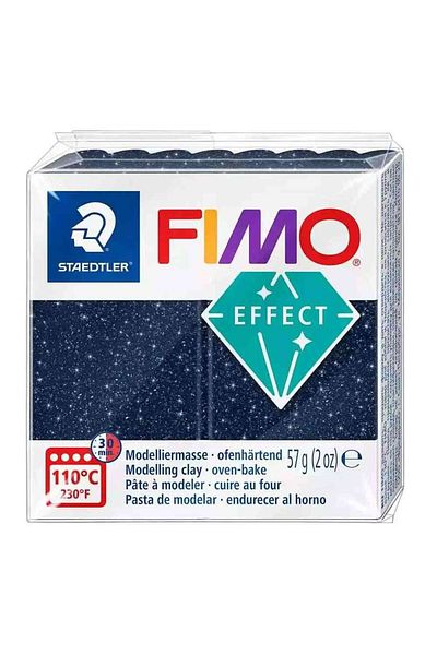 Bafimo FIMO Effect Modeling Clay 57g Midnight Blue Galaxy