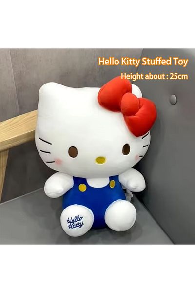 Choice 30cm-A Sanrio Hello Kitty Kuromi Baby Stuffed Toys Anime Plush Toys Throw Pillow Kids Car Decoration