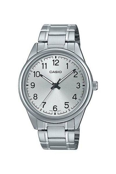 Casio ساعة كاسيو للرجال بمينا أبيض تناظرية - MTP-V005D-7B4UDF