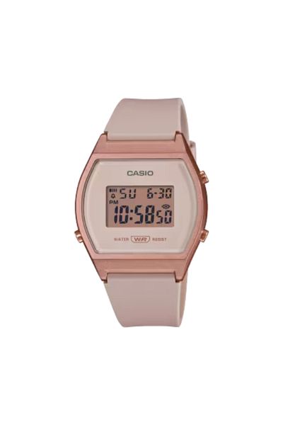 Casio ساعة كاسيو الرقمية النسائية بمينا رمادي - LW-204-4ADF