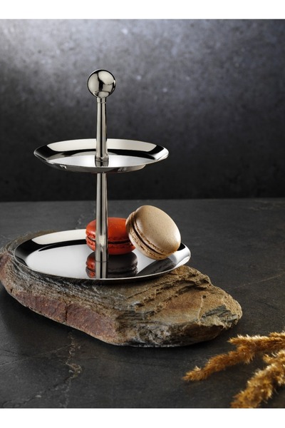 Tiamo Small Storey Presentation Holder 18/10 Stainless Steel