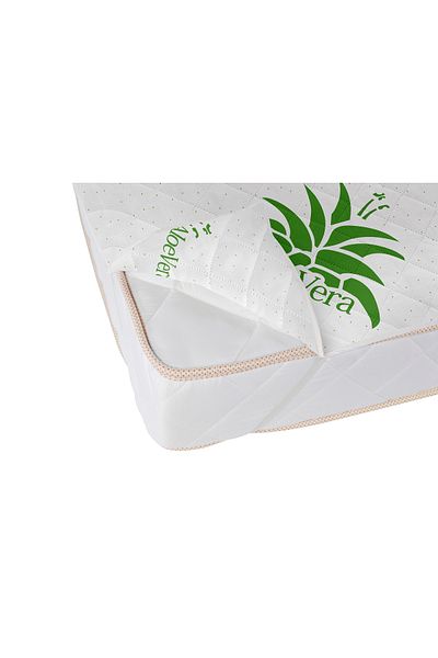 NufJoy Aloe Vera mattress protector, 140x200 cm, ultrasonic quilted microfiber