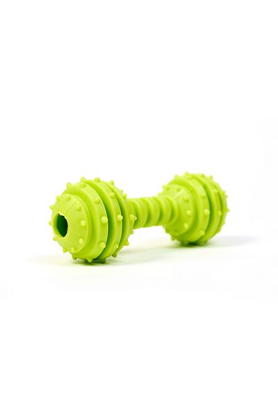 Famous Frenchie Jucarie os pentru caini Bone-appetit, verde, 12 cm