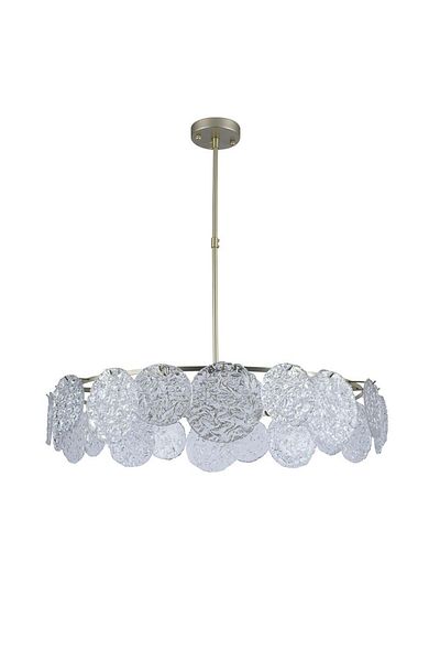 Ucandle Classic Crystal Circle Chandelier - Diameter 60 cm