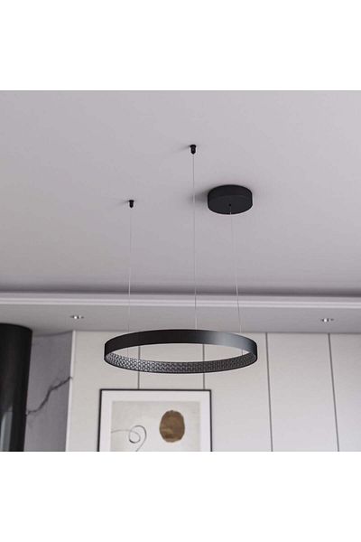 Ucandle 40cm Crystal Round Hanging Chandelier