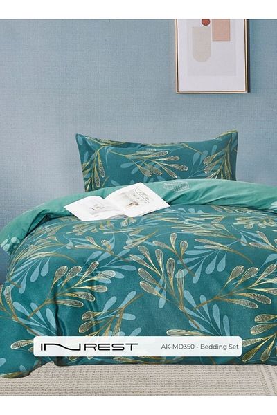 INREST طقم غطاء لحاف سيدريك (بدون حشو) مصنوع من الألياف الدقيقة 100% مقاس مفرد 160×230 سم - قطعتين