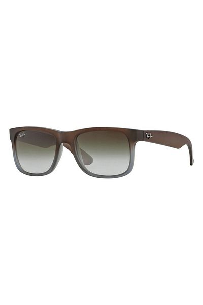 Ray-Ban Ray-Ban Justin RB4165 854/7Z – Ochelari de soare, Maro Mat, Lentila Verde Degrade, Mărime 54